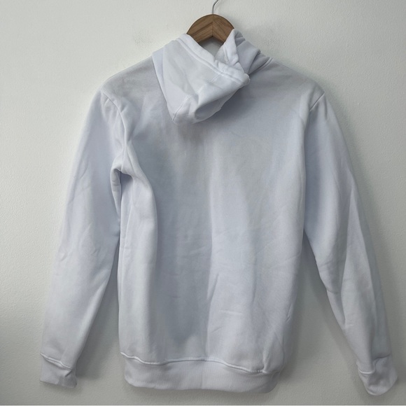 Anime Life Death Stare Hoodie White size Small - Picture 6 of 6